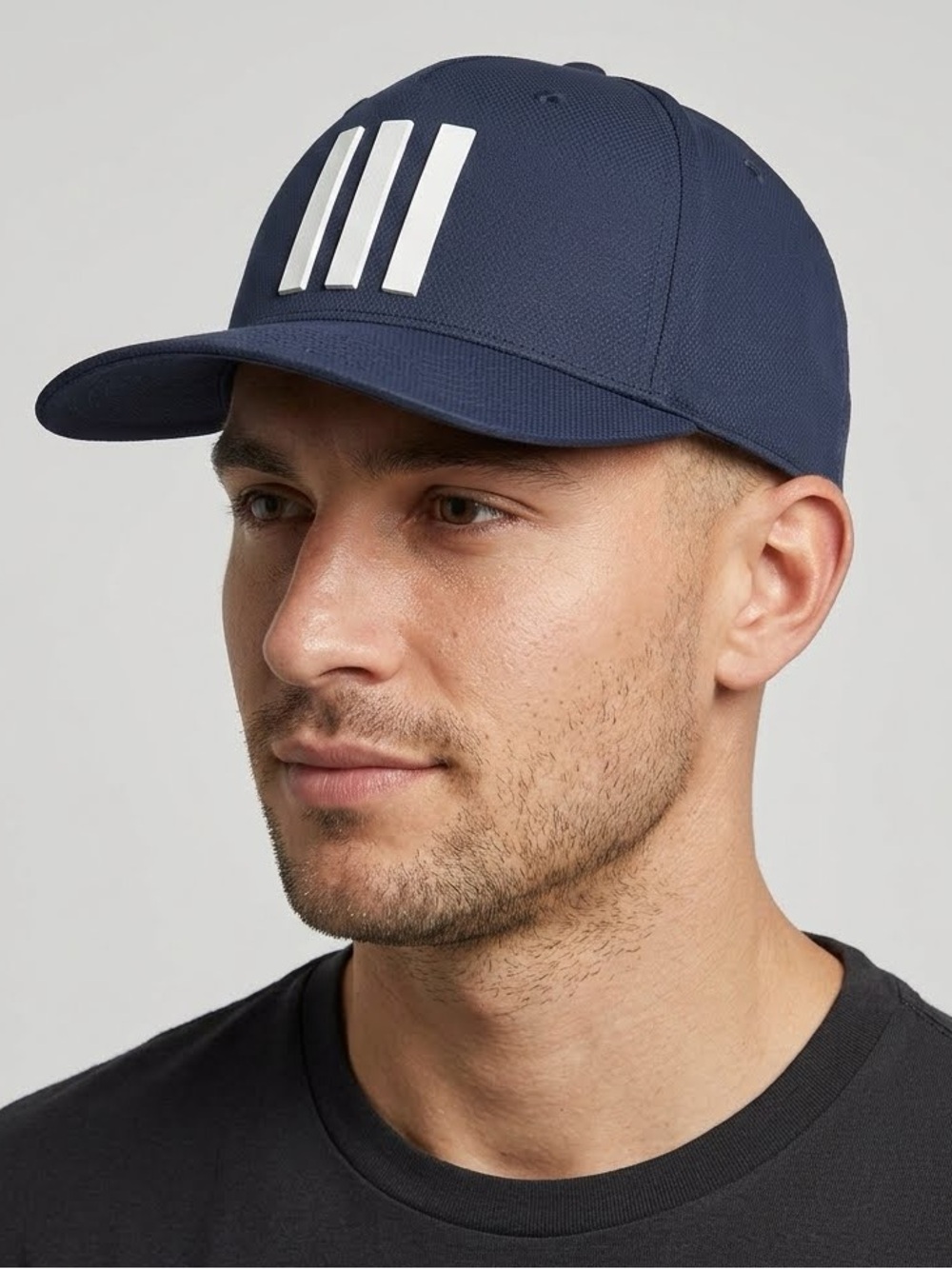 NWT Adidas Golf 3 Stripes Tour  Snapback Hat Cap Navy casual unisex basketba